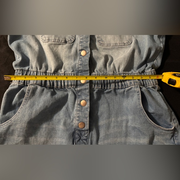 Women’s jean romper celebrity pink size large - Picture 4 of 5